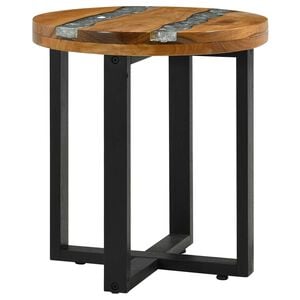 vidaXL Couchtisch Braun 40 x 40 x 45 cm Massives Teakholz