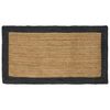 vidaXL Bereichsteppich Dunkelgrau 80 x 150 cm Jute