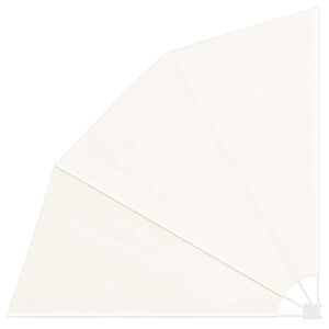vidaXL Faltbarer Balkonf&auml;cher Creme 210&times;210 cm