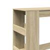 vidaXL Bartisch mit Regal Sonoma-Eiche 90x40x103,5 cm Holzwerkstoff