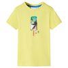 vidaXL Kinder-T-Shirt Gelb 116