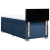 vidaXL Boxspringbett mit Matratze Blau 90x190 cm Stoff
