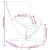 vidaXL Eiersessel Rosa 63 x 73 x 90 cm Samt