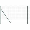 vidaXL Bodenmontierter Euro-Zaun 10 x 1,4 m PVC-beschichteter Stahl