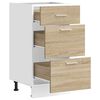 vidaXL Unterschrank Lyon Sonoma-Eiche 40x46x81,5 cm Holzwerkstoff