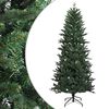 vidaXL K&uuml;nstlicher klappbarer Weihnachtsbaum 180 cm PVC und PE Gr&uuml;n