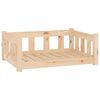 vidaXL Hundebett 75,5 x 55,5 x 28 cm Natur