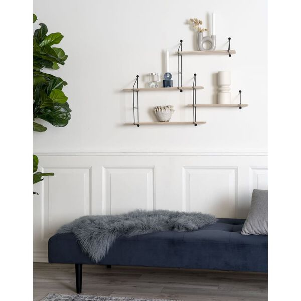 House Nordic Regal Lucy Schwarz und Natur