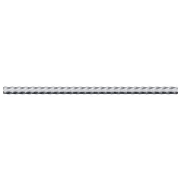 vidaXL Gewindestange 2 pcs Silber 6 x 120 mm Stahl