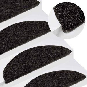 vidaXL Stufenmatten Selbstklebend 15 Stk. 56x17x3 cm Anthrazit