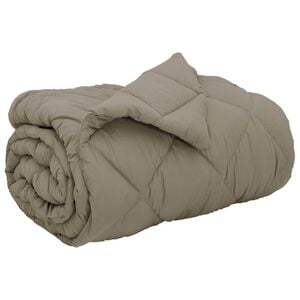 vidaXL Winterbettdecke 135 x 200 cm 450 g/m&sup2; Hellgrau