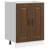 vidaXL Sp&uuml;lenunterschrank Kalmar Braun Eichen-Optik 60x46x81,5 cm