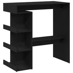 vidaXL Bartisch 100 x 48 x 101,5 cm Holzwerkstoff Schwarz Eichen-Optik