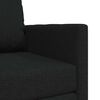 vidaXL Schlafsofa 60cm Schwarz Stoff
