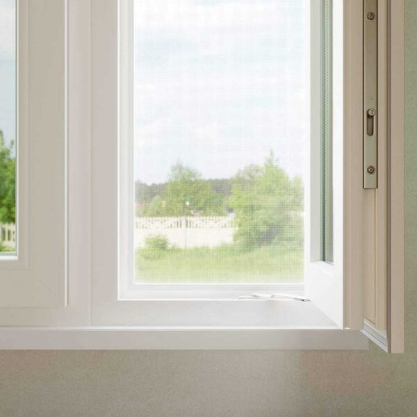 vidaXL Insektenschutzgitter Wei&szlig; 80 x 500 cm Glasfaser