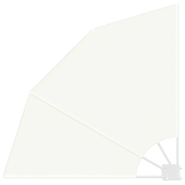 vidaXL Balkon Sichtschutz Creme 115 x 115 cm Polyester