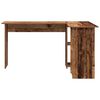 vidaXL Schreibtisch mit Regal Altholz 142 x 102 x 73 cm Holzwerkstoff