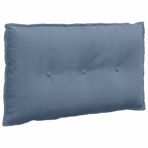vidaXL R&uuml;ckenkissen Blau 80 x 50 cm Cordstoff