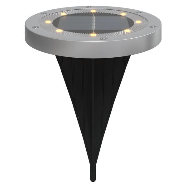 vidaXL Solar-Bodenleuchten mit Erdspie&szlig; 12 Stk. Warmwei&szlig;