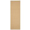 vidaXL Teppich Natur Sisal 66x200 cm