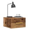 vidaXL Nachttisch 2 pcs Altholz 35 x 35 x 20 cm Holzwerkstoff