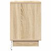 vidaXL Nachttisch Sonoma-Eiche 50 x 34,5 x 50 cm Holzwerkstoff