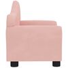 vidaXL Kindersofa Rosa Samt