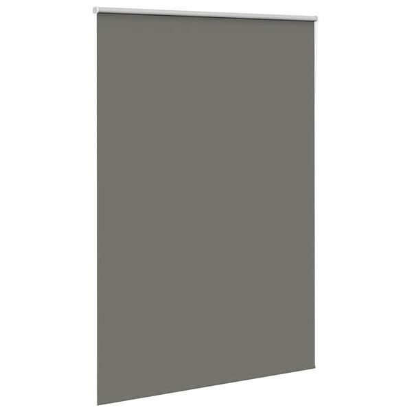 vidaXL Verdunkelungsrollo Grau 150x230cm Stoffbreite 146,6cm Polyester