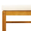 vidaXL 9-tlg. Gartensofa-Set mit Kissen Holz Akazie & Rattan