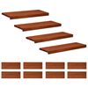 vidaXL Treppenstufen 12 stk. 80 x 25 x 2 cm Braun Massivholz Buche