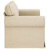 vidaXL Sofa Creme Gesamtabmessungen: 175 x 82 x 80 cm (B x T x H) Samt