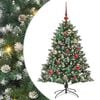 vidaXL K&uuml;nstlicher Weihnachtsbaum Gr&uuml;n 120 cm
