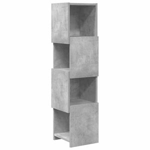 vidaXL Eckschrank 25,5x25x102cm Holzwerkstoff Betongrau