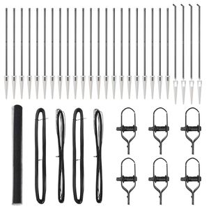 vidaXL Zaunpfosten Grau