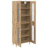 vidaXL Highboard Artisan-Eiche 69,5 x 34 x 180 cm Holzwerkstoff