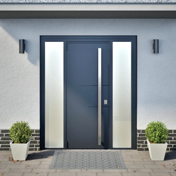 vidaXL Pflanzkübel 2 Stk. Weiß 30x30x30 Stahl