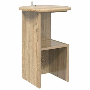 vidaXL Beistelltisch Sonoma-Eiche &Oslash; 39,5 x 55 cm Holzwerkstoff