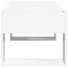 vidaXL Couchtisch Wei&szlig; 110 x 50 x 41 cm Holzwerkstoff