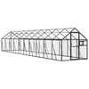vidaXL Voliere Anthrazit 1,79x10x1,85 m Aluminium