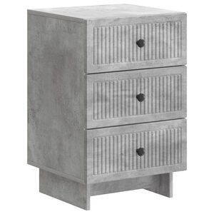 vidaXL Nachttisch Betongrau 43 x 41 x 66,5 cm Holzwerkstoff