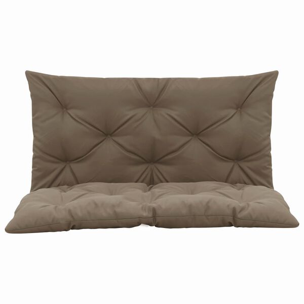 vidaXL Auflage f&uuml;r Hollywoodschaukel Taupe 100 cm Stoff