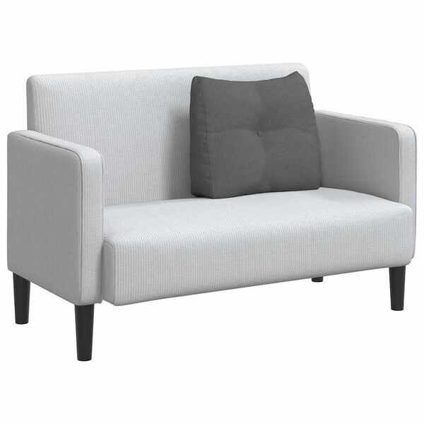 vidaXL R&uuml;cken Kissen Dunkelgrau 60 x 24 x 50 cm Stoff