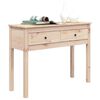 vidaXL Konsolentisch 100x35x75 cm Massivholz Kiefer