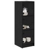 vidaXL Highboard Schwarz Eichen-Optik 35 x 37 x 109 cm Holzwerkstoff