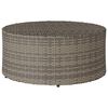 vidaXL Outdoor Kaffeetische Grau &Oslash; 68 x 30 cm Rattan