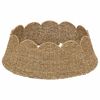 vidaXL Weihnachtsbaumkragen Rund Natur Durchmesser 45 x 22 cm