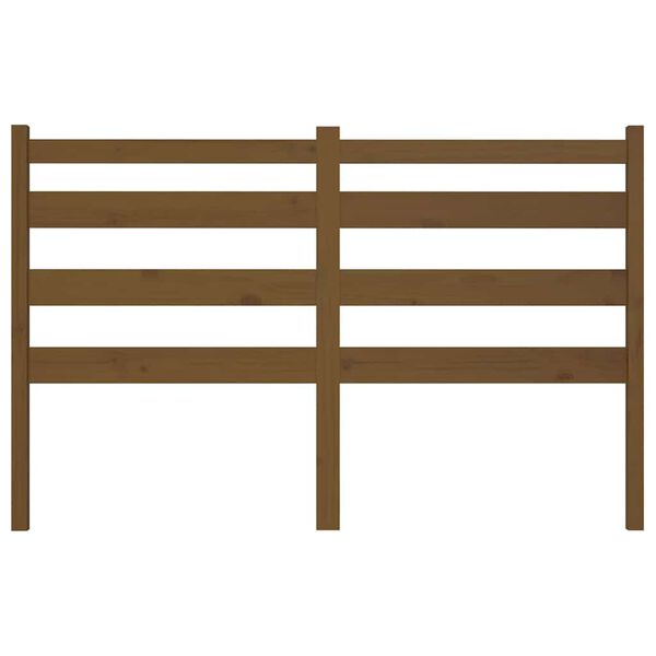 vidaXL Kopfteil Honigbraun 166x4x100 cm Massivholz Kiefer