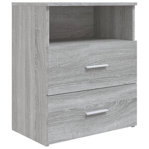 vidaXL Nachttisch Grau Sonoma 50x32x60 cm