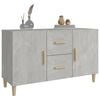 vidaXL Sideboard Betongrau 100x36x60 cm Holzwerkstoff