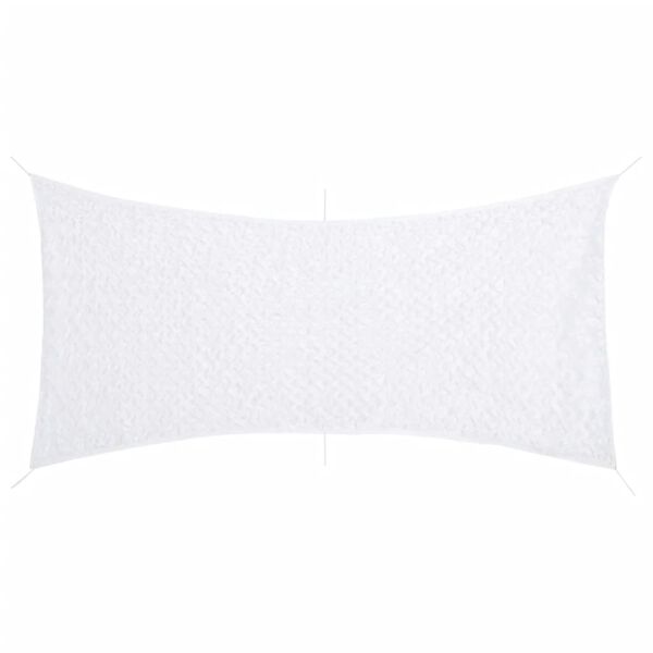 vidaXL Tarnnetz mit Aufbewahrungstasche 506x279 cm Wei&szlig;